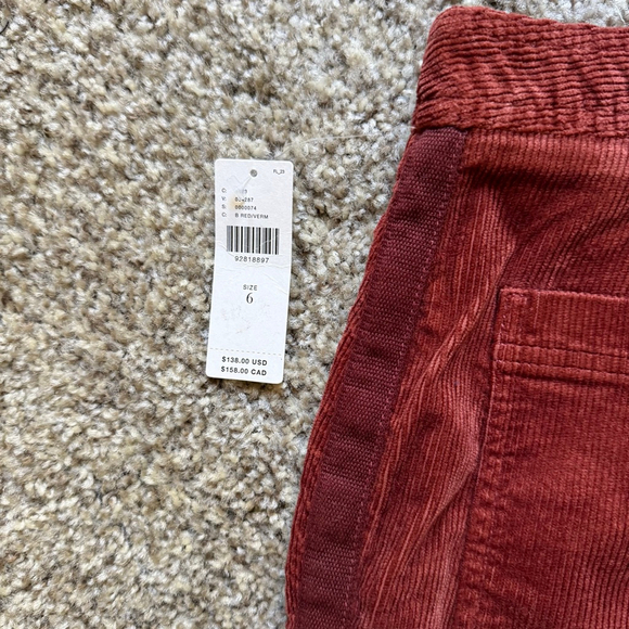 Anthropologie Richie Slim Corduroy Joggers NWT Size 6 Hard to Find - Picture 6 of 7